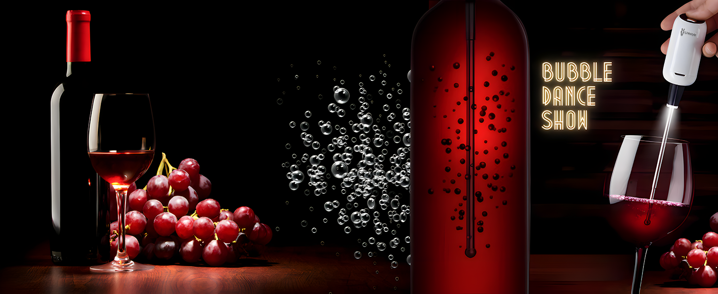 Unleash the aroma - Vividly experience the enchanting dance of bubbles and the tantalizing release of aromas with LED.