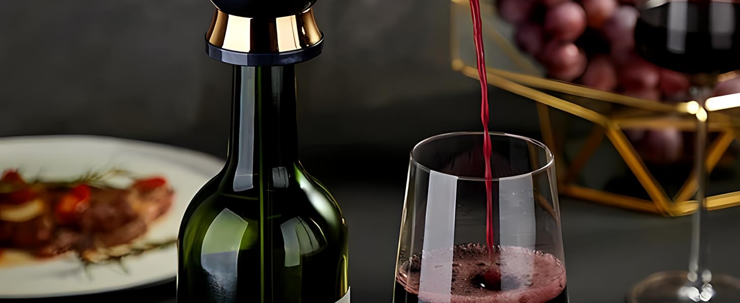 Meet our elegantly engineered - TRIOVINO 3-in-1 Wine Aerator, Wine Dispenser & Preserver. Meticulously crafted for those who demand nothing but the finest for their wine experience. This exceptional wine accessory boasts a premium quality design and a high-end build that sets it apart from the rest.